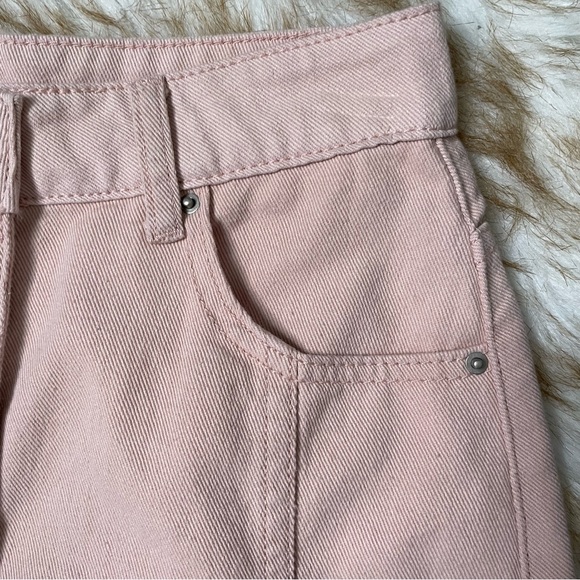 Lulus Nico blush pink denim mini skirt. NWOT - Picture 6 of 8